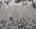 Fototapeta senna scena leśna Rebel Walls R20552 Owl Forest Gray Hot Pops