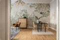 Fototapeta kwiaty Rebel Walls R20687 Bold Floral Beige Hot Pops