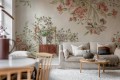 Fototapeta kwiaty Rebel Walls R20688 Bold Floral Pink Hot Pops