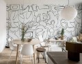 Fototapeta abstrakcyjne kształty Rebel Walls R21183 Peaceful Beige Hot Pops