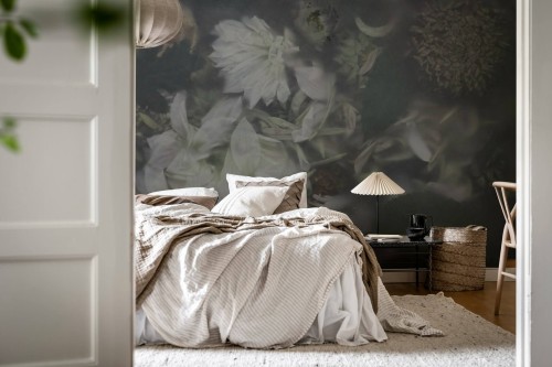 Fototapeta kwiaty vintage Rebel Walls R21187 Glossy Flower Vintage Hot Pops