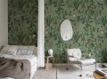 Fototapeta tropikalna flora i fauna Rebel Walls R21356 Tropical Harmony Tuquoise Hot Pops