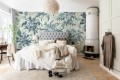 Fototapeta bukiety kwiatów Rebel Walls R21358 Rustic Bouquet Blue Hot Pops