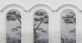 Fototapeta architektoniczne łuki i drzewa Rebel Walls R21361 Woodland Arches Hot Pops