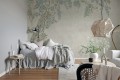 Fototapeta pnącza wisterii Rebel Walls R21380 Wisteria Garden Light Blue Hot Pops