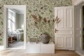 Fototapeta botaniczna vintage Rebel Walls R21427 Verdant Bloom Beige Hot Pops