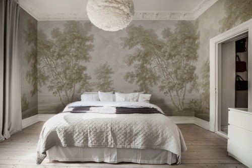 Fototapeta drzewa Rebel Walls R21540 Tree on the Hill Beige Hot Pops