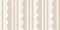 Fototapeta falujące paski Rebel Walls R21529 Wavy Stripe Beige Hot Pops