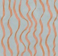 Fototapeta falujące prążki Rebel Walls R21624 Ribbon Stripe Blue Hot Pops