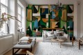 Fototapeta geometryczna efekt 3D Rebel Walls R21581 Caroline Forest Mic Linder