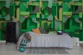 Fototapeta geometryczna efekt 3D Rebel Walls R21582 Caroline Green Mic Linder
