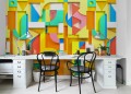 Fototapeta geometryczna efekt 3D Rebel Walls R21583 Caroline Happy Mic Linder