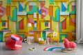 Fototapeta geometryczna efekt 3D Rebel Walls R21583 Caroline Happy Mic Linder