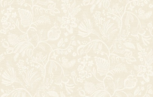 Tapeta haftowane kwiatowe pnącza Casamance 76960100 Pastel Broderies - 100 cm szer.