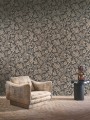 Tapeta haftowane kwiatowe pnącza Casamance 76961120 Pastel Broderies - 100 cm szer.