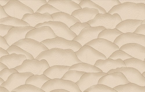 Tapeta falujące sznurki Casamance 76971324 Ondula Broderies - 100 cm szer.