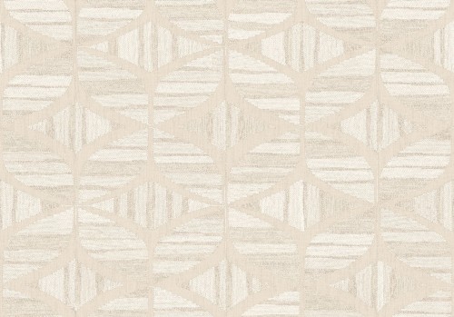 Tapeta haftowana geometria Casamance 76982038 Filandra Broderies - 100 cm szer.