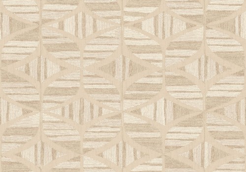 Tapeta haftowana geometria Casamance 76982140 Filandra Broderies - 100 cm szer.