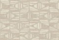 Tapeta haftowana geometria Casamance 76982242 Filandra Broderies - 100 cm szer.