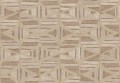 Tapeta haftowana geometria Casamance 76982446 Filandra Broderies - 100 cm szer.
