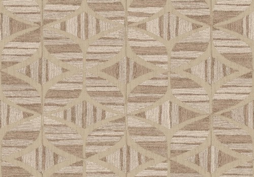 Tapeta haftowana geometria Casamance 76982446 Filandra Broderies - 100 cm szer.