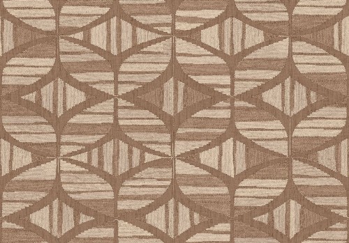 Tapeta haftowana geometria Casamance 76982548 Filandra Broderies - 100 cm szer.