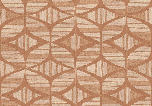 Tapeta haftowana geometria Casamance 76982650 Filandra Broderies - 100 cm szer.