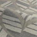 Tapeta haftowana geometria Casamance 76982854 Filandra Broderies - 100 cm szer.