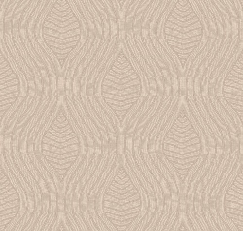 Tapeta falujący haft Casamance 76993058 Brodelia Broderies - 100 cm szer.