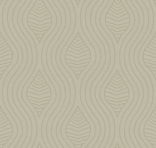 Tapeta falujący haft Casamance 76993160 Brodelia Broderies - 100 cm szer.