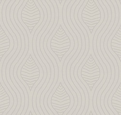 Tapeta falujący haft Casamance 76993466 Brodelia Broderies - 100 cm szer.