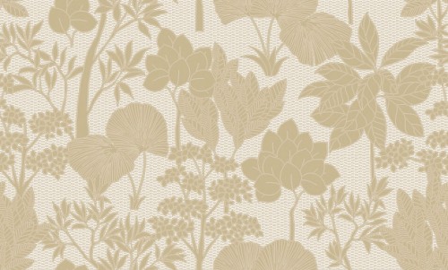 Tapeta roślinna Casamance 76900100 Inara Tressora - 106 cm szer.