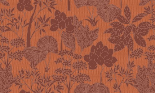 Tapeta roślinna Casamance 76900814 Inara Tressora - 106 cm szer.