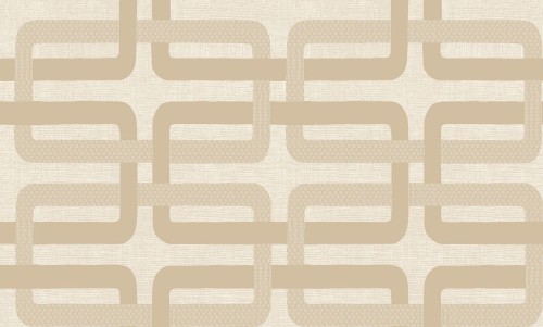 Tapeta geometryczna Casamance 76932854 Matjara Tressora - 106 cm szer.