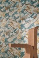 Tapeta tekstylna z pociągnięciami pędzla Casamance 71890299 Impulsion