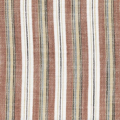 Tkanina w paski bawełniano-lniana Casamance 11130168 Vagabond