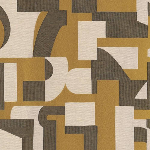 Tkanina zasłonowa z abstrakcyjnym wzorem Casamance 10530267 Influence Cafe Society