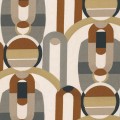 Tkanina dekoracyjna z haftem art deco Casamance 10550145 Cafe Society