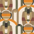 Tkanina dekoracyjna z haftem art deco Casamance 10550267 Cafe Society