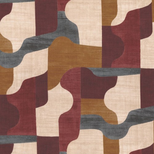 Tkanina zasłonowa artystyczna Casamance 10590389 Belle Epoque Cafe Society