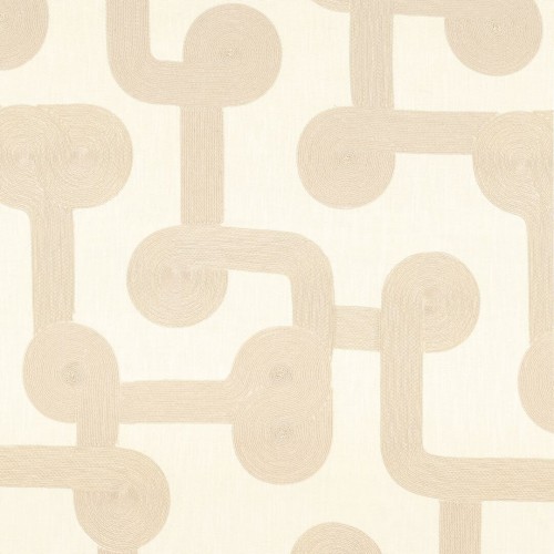 Tkanina zasłonowa z haftem Casamance 11200239 Tete-a-Tete Cafe Society