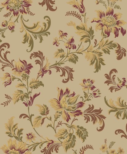 Tapeta kwiaty vintage Boras Tapeter 8065 Elvira Anno II