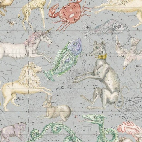 Tapeta ze znakami zodiaku House of Hackney Cosmos Celestial Blue