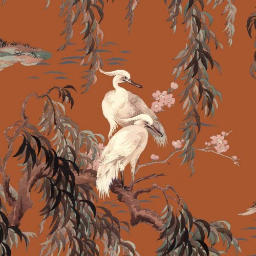 Tapeta żurawie i wierzby House of Hackney Zeus Tobacco