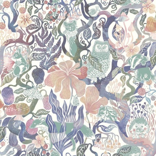 Tapeta bajkowy las ze zwierzętami Boras Tapeter 8148 Magic Woods Fairyland