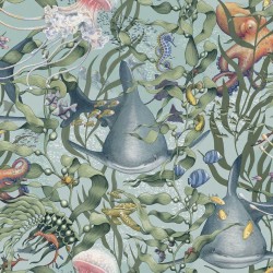 Tapeta oceaniczne zwierzęta Boras Tapeter 8152 Underwater Magic Fairyland