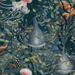 Tapeta oceaniczne zwierzęta Boras Tapeter 8153 Underwater Magic Fairyland