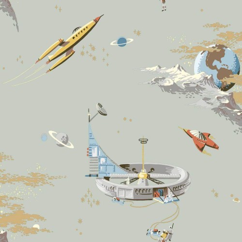Tapeta kosmos i rakiety Boras Tapeter 8154 Space Adventure Fairyland
