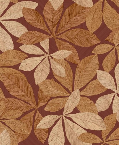 Tapeta liście Caselio WOD 106838078 Lignaria Woodline