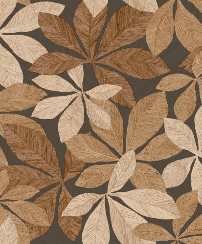 Tapeta liście Caselio WOD 106839001 Lignaria Woodline